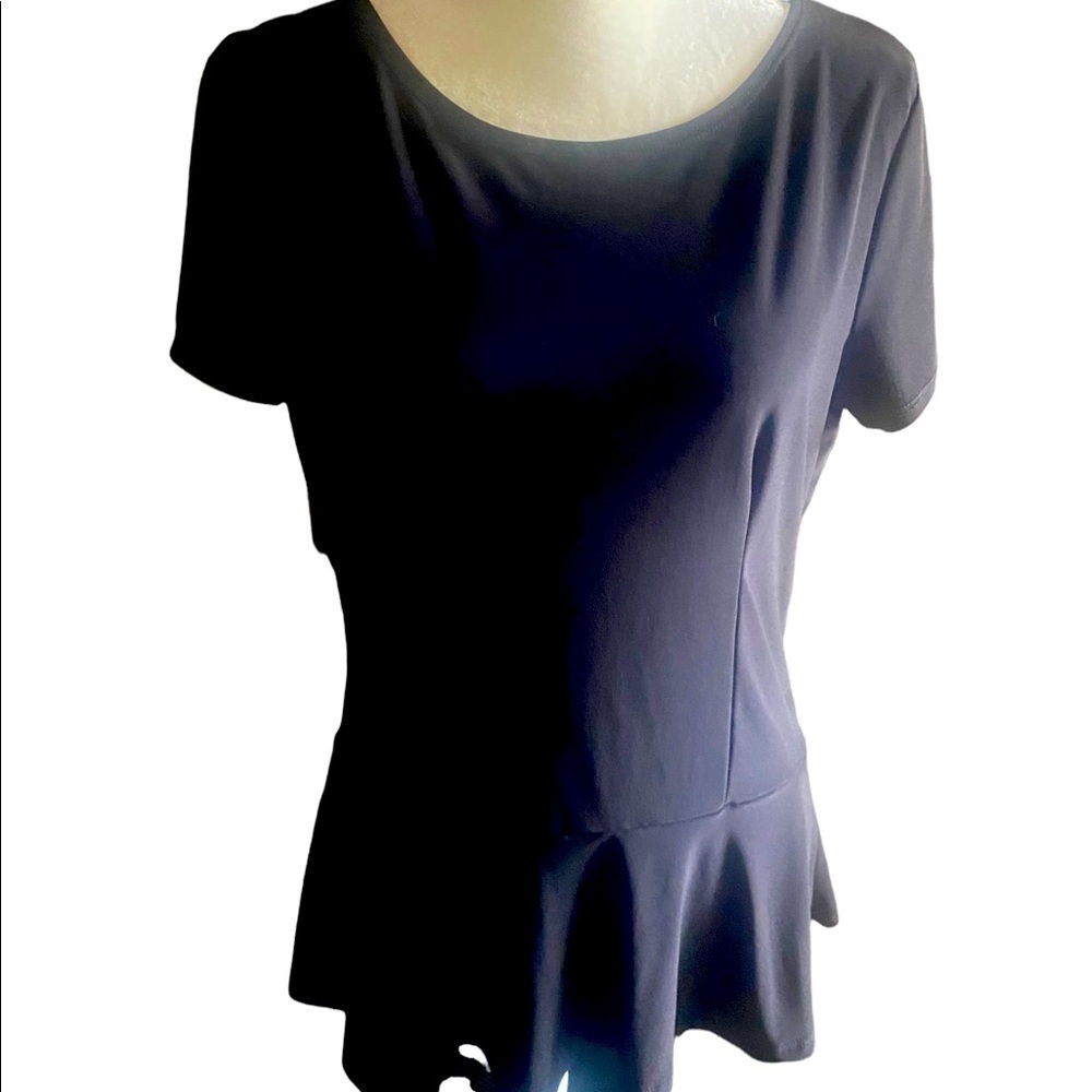 NWOT-AVITAL-PEPLUM TOP